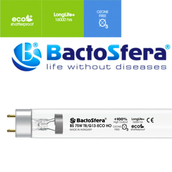 Бактерицидна лампа BactoSfera BS 75W T8/G13-ECO HO