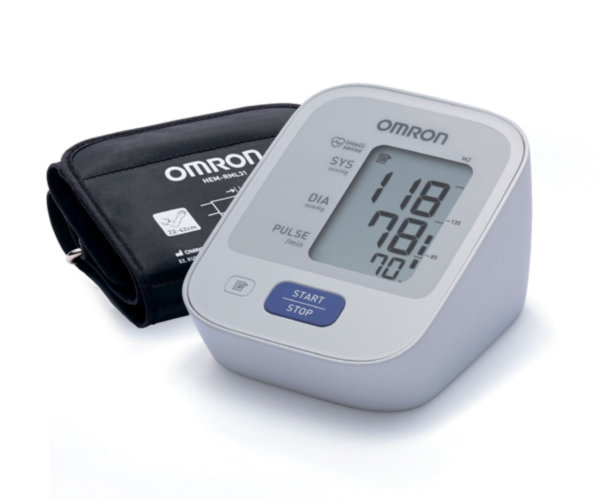 Автоматический тонометр OMRON M2 Basic (НЕM-7121-ALRU) с увеличенной (большой) манжетой и сетевым адаптером