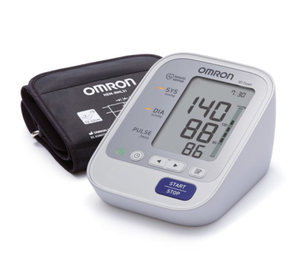 Автоматический тонометр OMRON M3 Expert (HEM-7132-АLRU) с увеличенной (большой) манжетой и сетевым адаптером